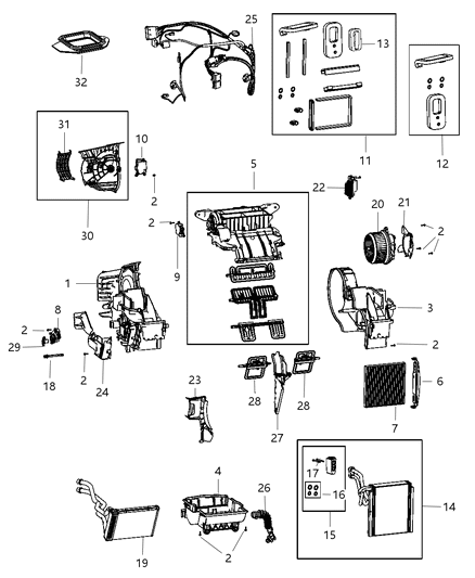 1999 Chrysler Sebring Probe A/C Diagram for 68163703AA