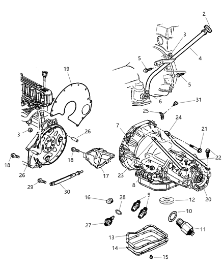 Screw And Washer Hexagon Head .312-18X1.25 Diagram for 6034498