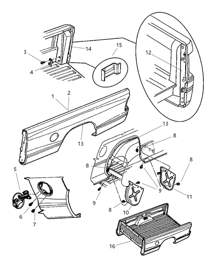 Door Fuel Fill Diagram for 55254864AB