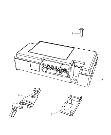 Module Telematics Diagram for 5064483AG