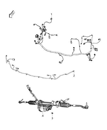 Wiring Front End Module Diagram for 68285932AC