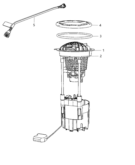 Fuel Pump Diagram for 68004518AA