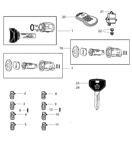 2022 Ram 1500 Classic Module Immobilizer System Diagram for 56010209AC