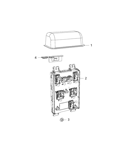 Module - Body Controller Diagram for 68268178AE