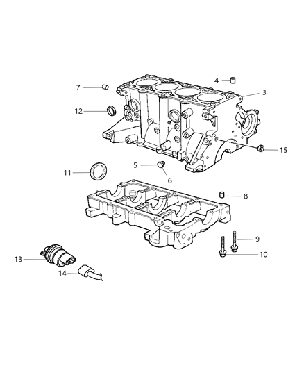 Block Short See Note Diagram for 5093711AE