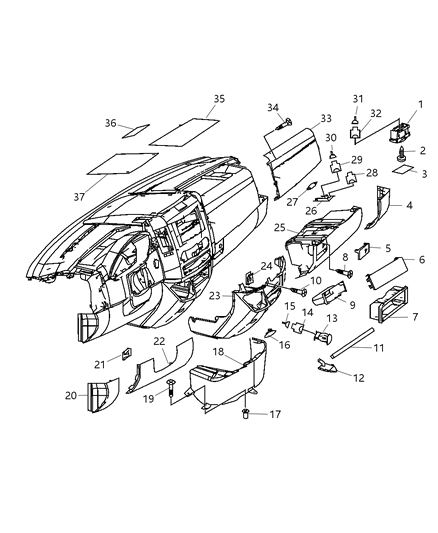 Clamp Diagram for 6104808AA