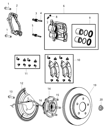 2002 Jeep Liberty Shield Splash Diagram for 52010138AG