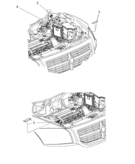 Label Emission Diagram for 5105710AB