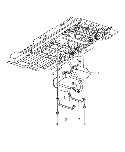 Tank Fuel Diagram for 4809739AG