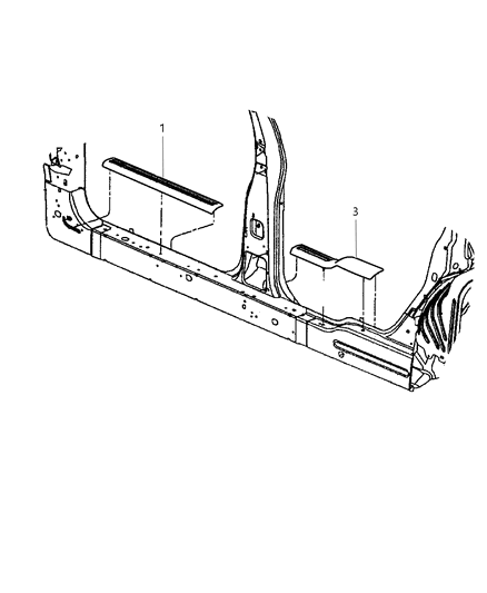 2002 Dodge Ram 2500 Van Pin Push Diagram for 6506889AA