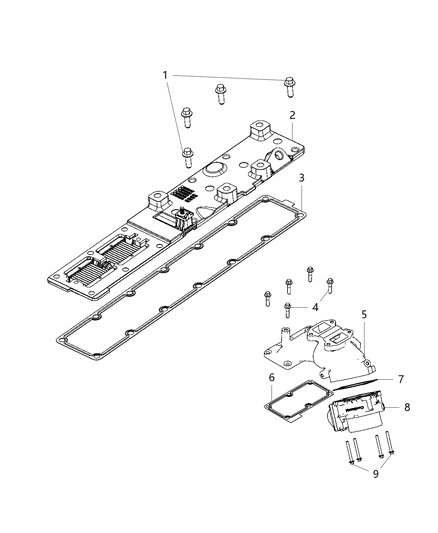 1984 Jeep Cherokee Plenum Intake Manifold Diagram for 68444748AA