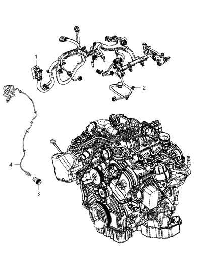 Wiring Jumper Diesel Throttle Diagram for 68264516AA