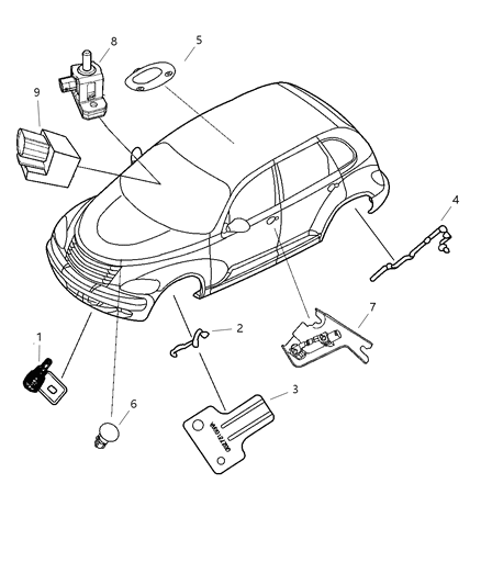 2020 Dodge Durango Shield Heat Diagram for 5273152AA