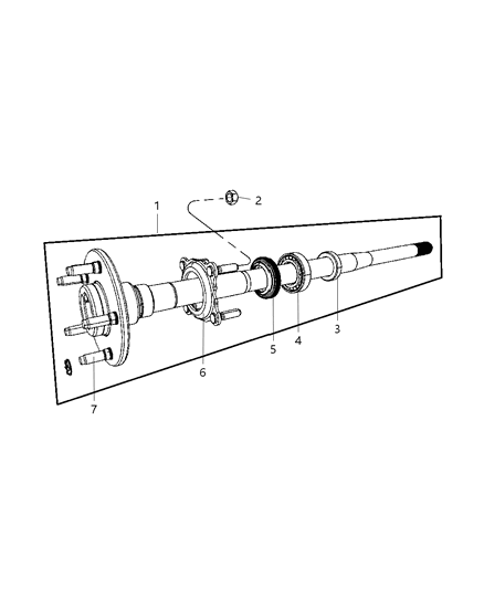 2025 Jeep Grand Wagoneer L Stud Wheel Diagram for 68003287AA