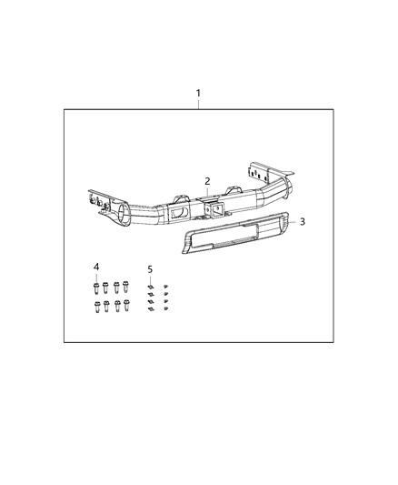 Hitch Trailer Diagram for 52124606AE