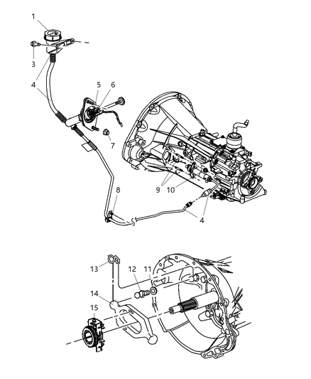 Clutch Assembly Diagram for 5134623AE