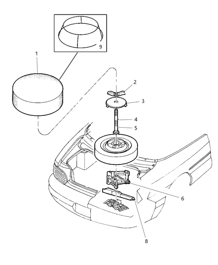 Handle Jack Diagram for 5008276AA