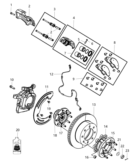 Fluid Brake Standard Ms-4574 Diagram for 4318080AC