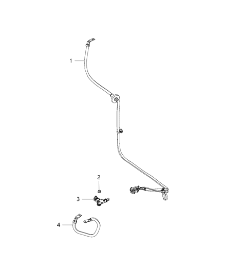 2018 Dodge Durango Wiring Battery Negative Diagram for 68307264AA