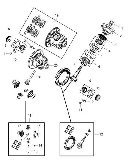 Case Differential Diagram for 68053299AG