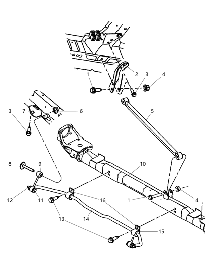 Link Sway Eliminator Diagram for 4721074AA