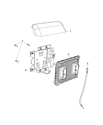2018 Dodge Durango Strap Ground Ngc To Ground Diagram for 68070029AA