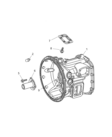 1995 Chrysler LHS Dowel Diagram for 5142725AB