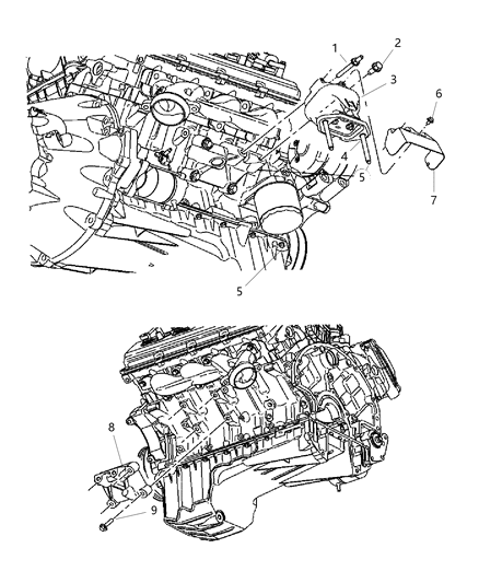 Nut M10X1.50 Diagram for 6508120AA