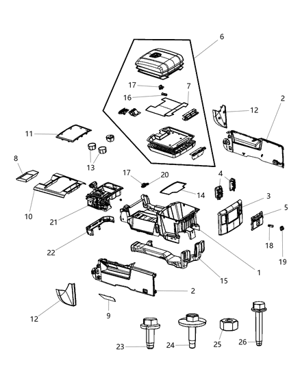 Panel Close Out Diagram for 1HR96DK2AB