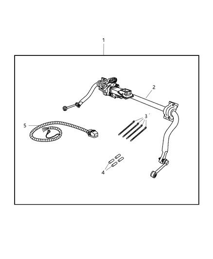 2024 Jeep Grand Wagoneer L Harness Trailer Diagram for 68002996AA