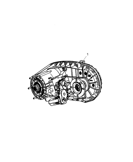 Transfer Case Diagram for 52123024AB
