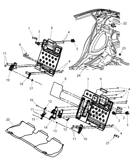 Nut Diagram for 5139638AA