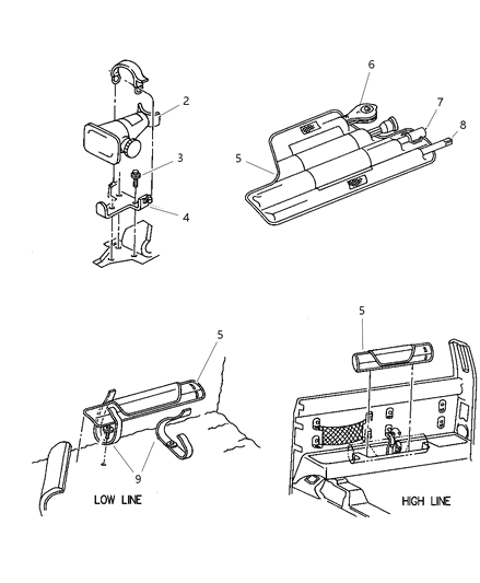 Jack Screw Type Diagram for 52038317AD