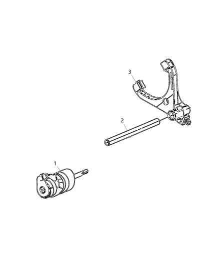 2008 Jeep Liberty Fork Range Diagram for 68299232AA