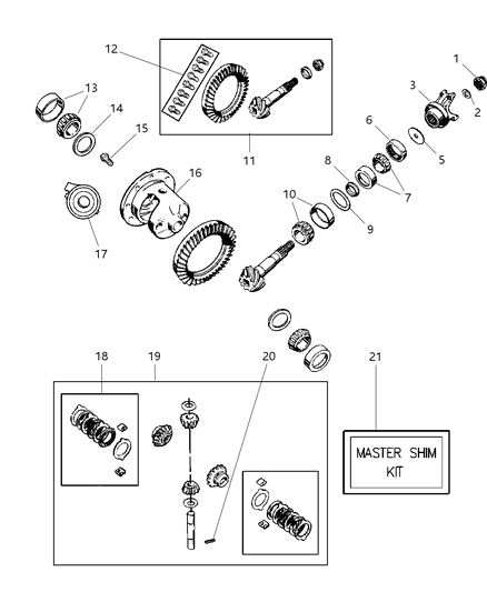 Case Differential Diagram for 5019867AA