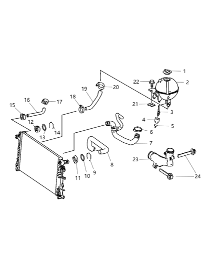 2008 Dodge Sprinter 2500 Seal Diagram for 68013640AA