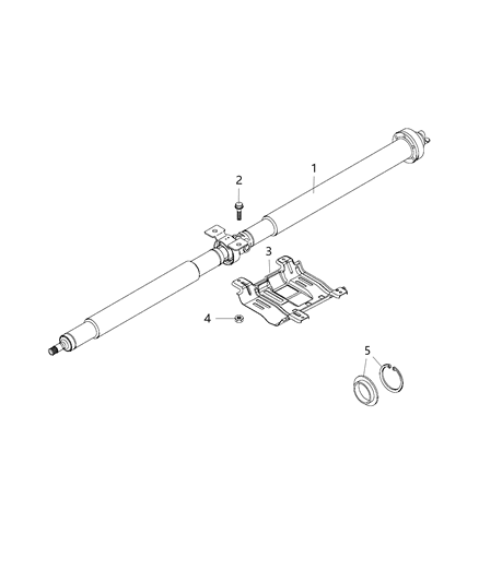 2001 Chrysler Prowler Shaft Drive Diagram for 68440308AA