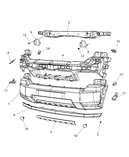 Absorber Front Energy Diagram for 57010120AA