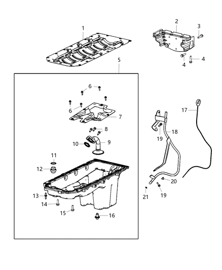 M6X1.00X18.35 Bolt & Washer for Camshaft Sensor Diagram for 6510013AA