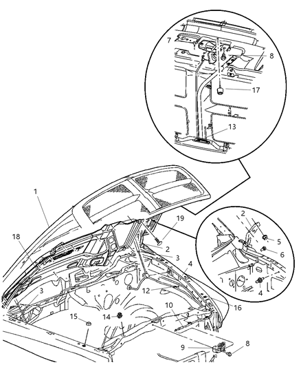 Silencer Hood Diagram for 55365043AD