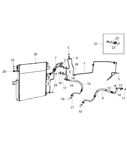 Grommet Diagram for 68210904AA