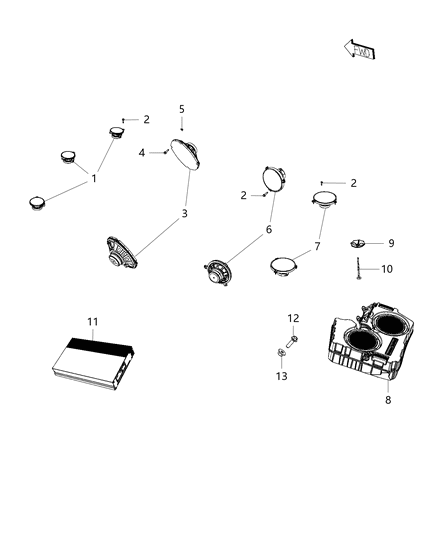 Amplifier Diagram for 68217550AC