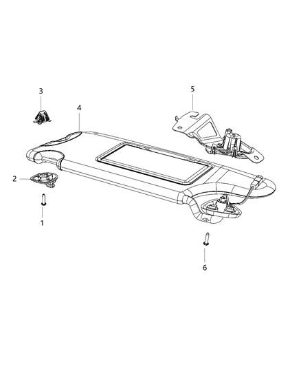Screw Pan Head Diagram for 6512940AA