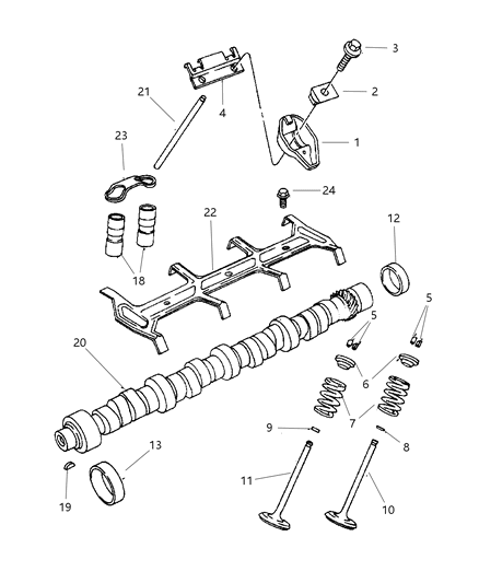 Bolt Hexagon Flange Head .312-18X1.72 Diagram for 6036154AA