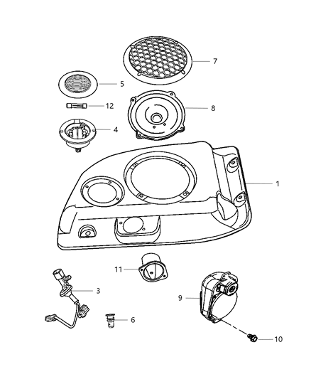 Sleeve Isolator Diagram for 5093022AA