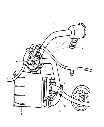 Pump Leak Detection Diagram for 4891414AC