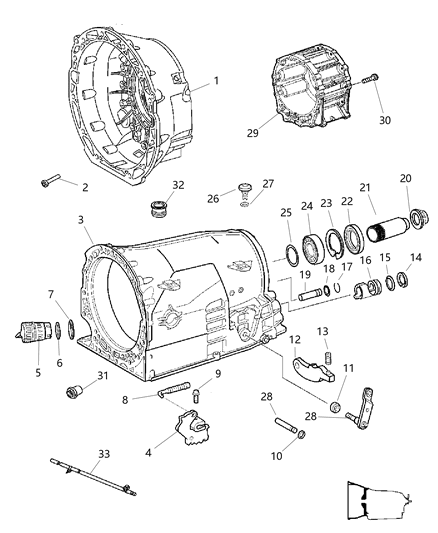O Ring Adapter Plug Diagram for 52108324AB