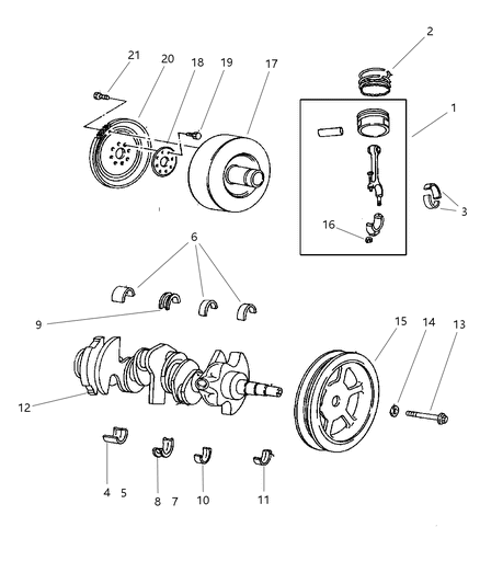 Converter Package, Torque (Includes Bolts) Diagram for R4797476AB