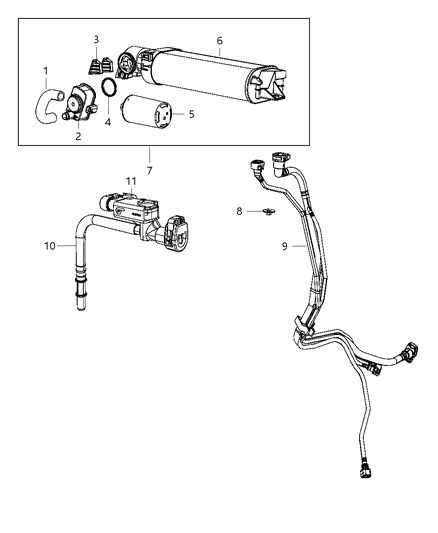 Canister Vapor Diagram for 68057086AC