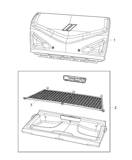 Tray Cargo Diagram for 6UL16DX9AA